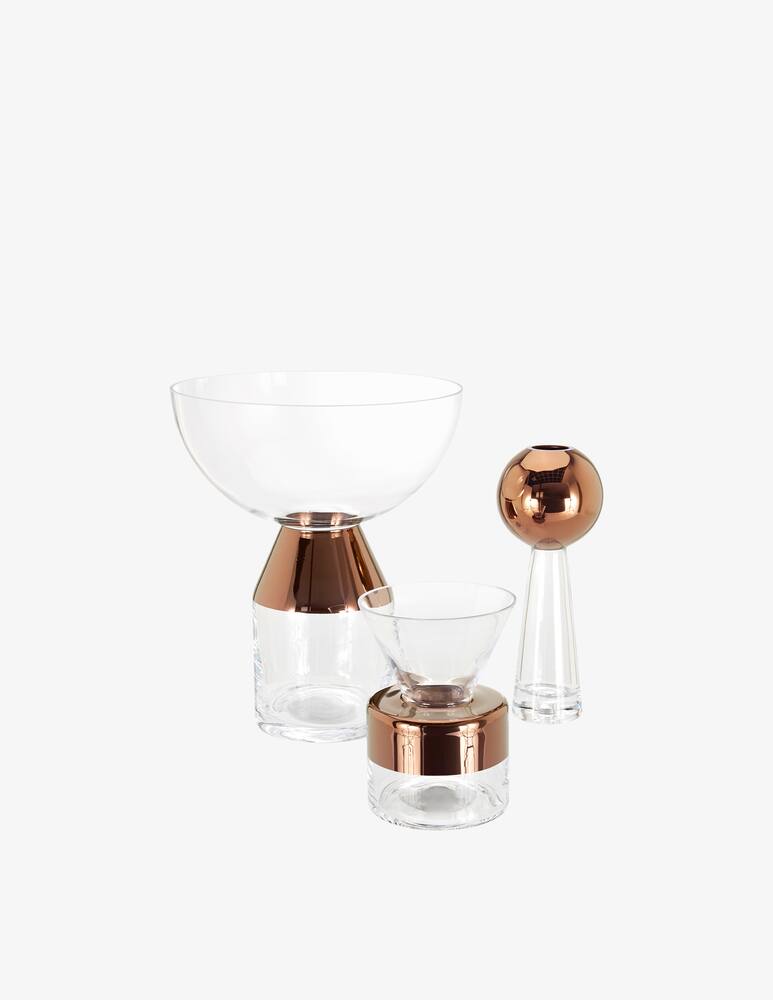 rinascente Tom Dixon Tank Vase Medium - Transparent