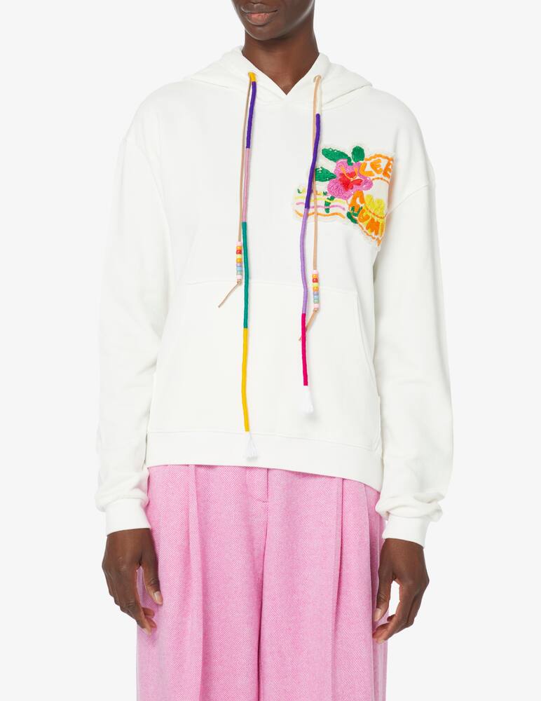 Mira Mikati Felpa con cappuccio in cotone - Bianco - immagine 1 Mira Mikati Felpa con cappuccio in cotone - Bianco - immagine 1