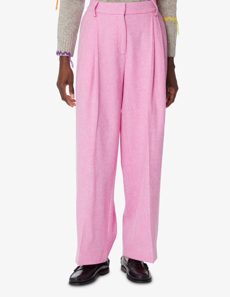 rinascente Mira Mikati Wool blend trousers - Pink