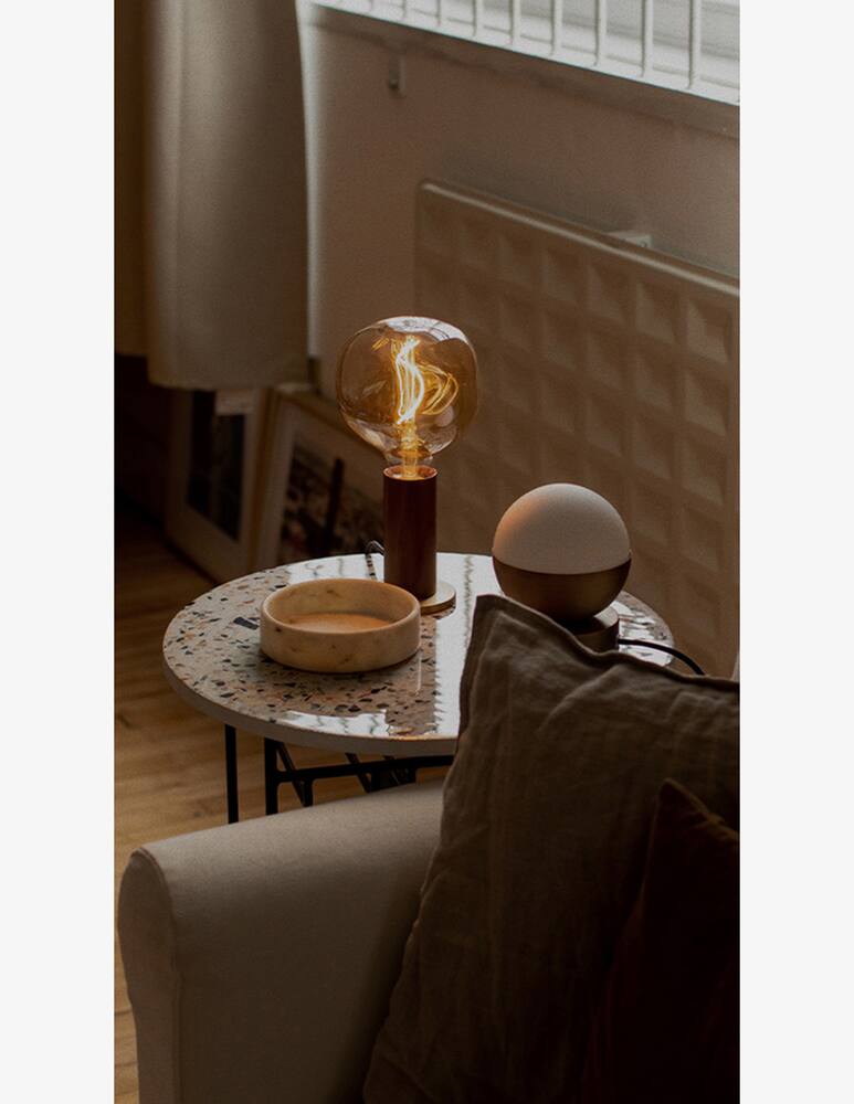 rinascente Tala Knuckle Lampada Da Tavolo Walnut