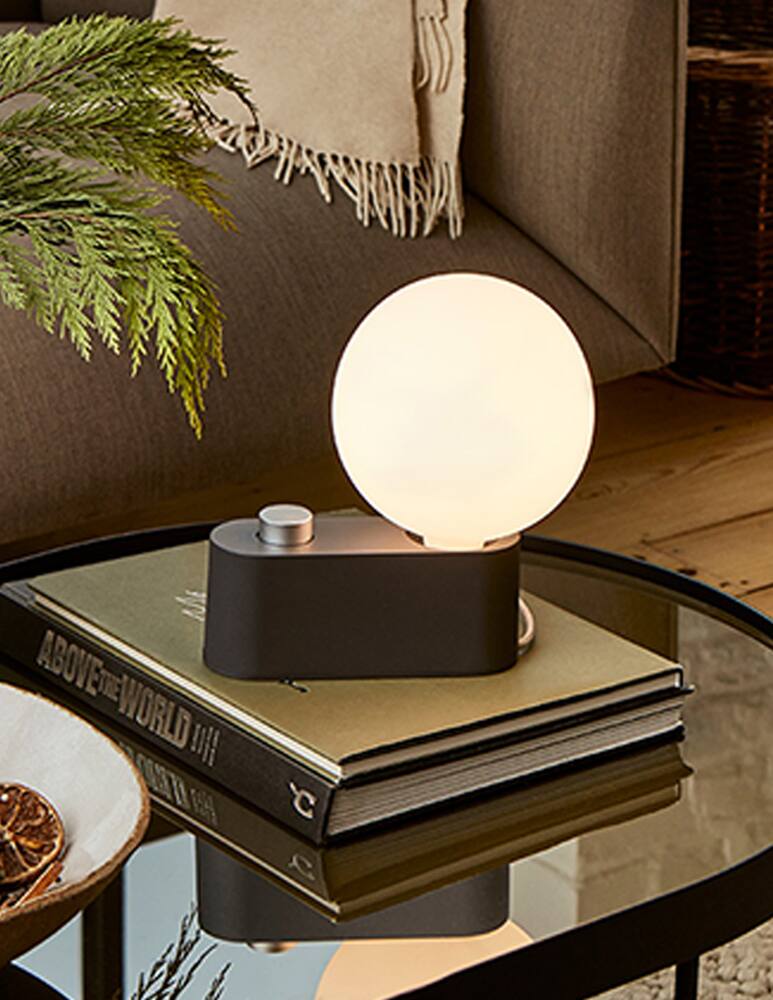 rinascente Tala Alumina Lamp In Charcoal