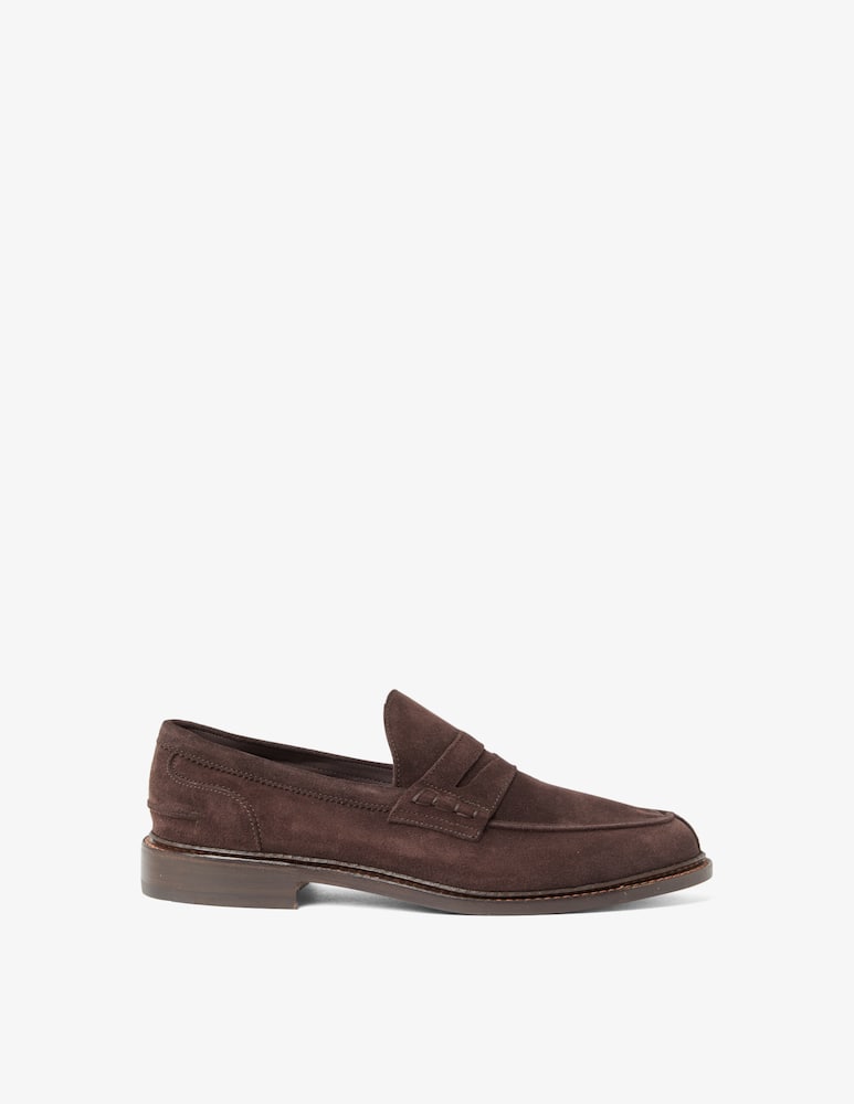 Trickers 7956 adam loafer suede f cuoio - picture 1 Trickers 7956 adam loafer suede f cuoio - picture 1