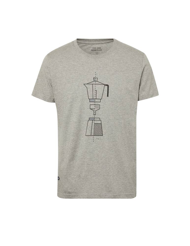 rinascente Brava Fabrics How to moka t-shirt - grey