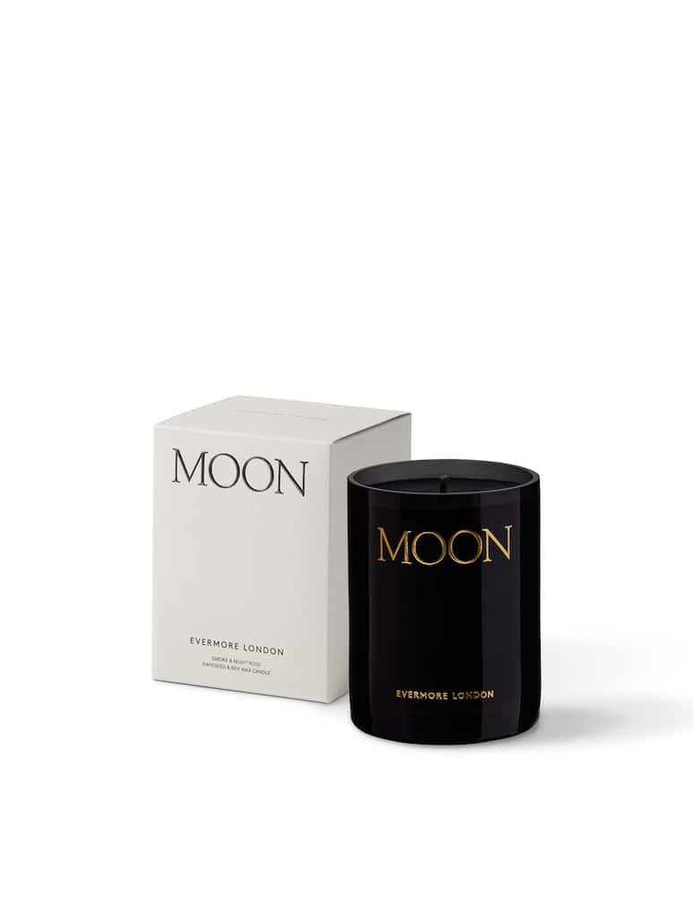 rinascente Evermore London Moon Smoke & Night Rose Rapeseed & Soy Candle 300g