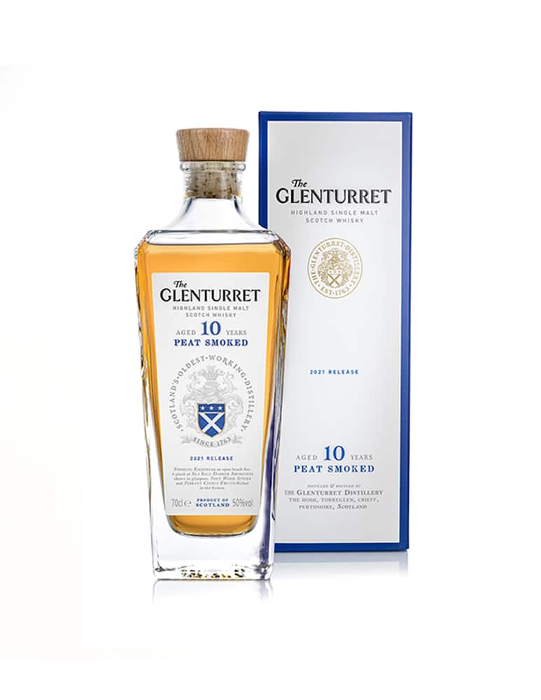 The Glenturret Distillery Whisky 10 Y.O. Peat Smoked in astuccio 700ml - immagine 1 The Glenturret Distillery Whisky 10 Y.O. Peat Smoked in astuccio 700ml - immagine 1