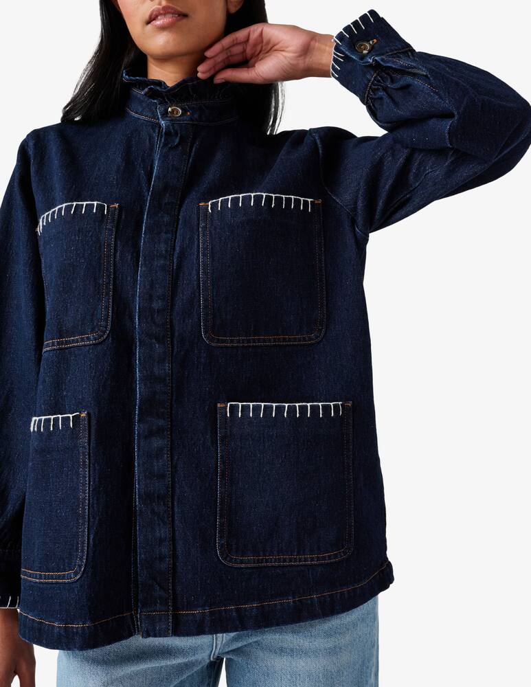 rinascente seventy + mochi Pablo jacket in dark vintage