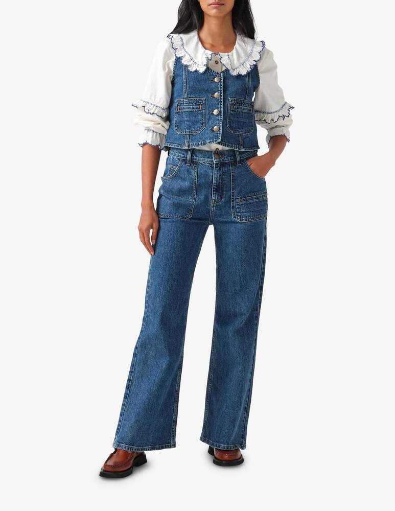 rinascente seventy + mochi Bea waistcoat in voyager vintage