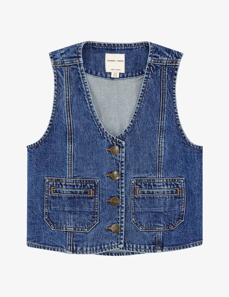 rinascente seventy + mochi Bea waistcoat in voyager vintage