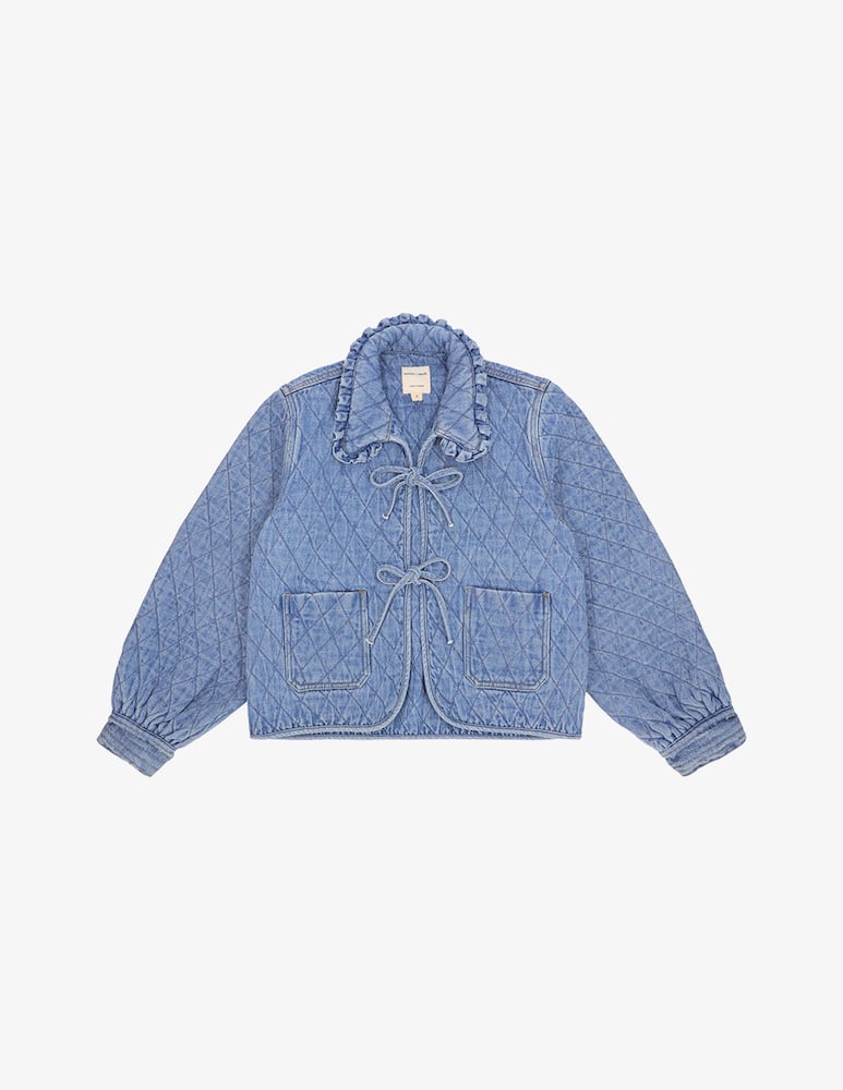 seventy + mochi Quilted denim jacket - picture 4 seventy + mochi Quilted denim jacket - picture 4
