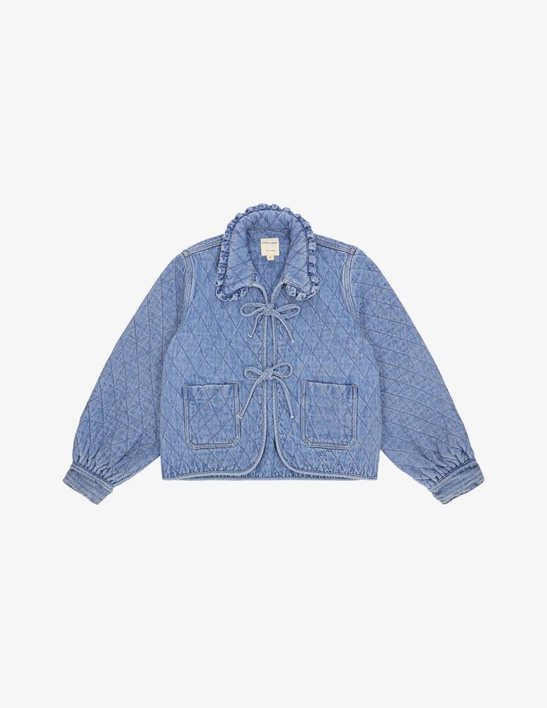 rinascente seventy + mochi Quilted denim jacket