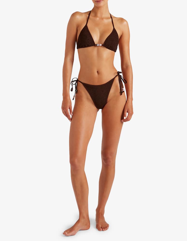 rinascente Hunza G Gina beaded bikini set