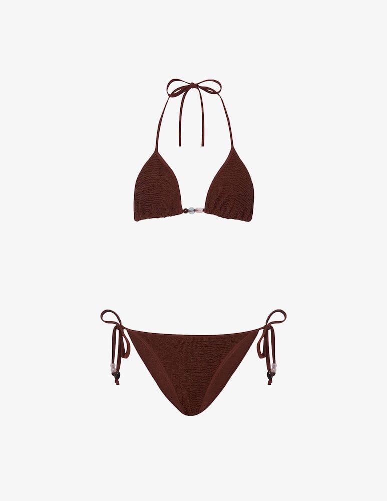 Hunza G Set bikini con perline Gina - immagine 5 Hunza G Set bikini con perline Gina - immagine 5