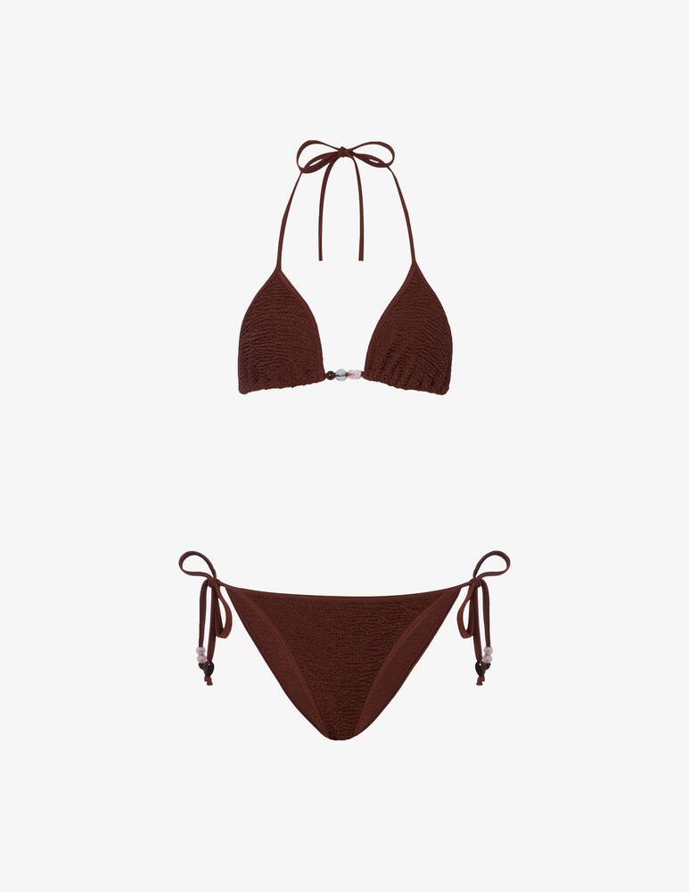 rinascente Hunza G Gina beaded bikini set