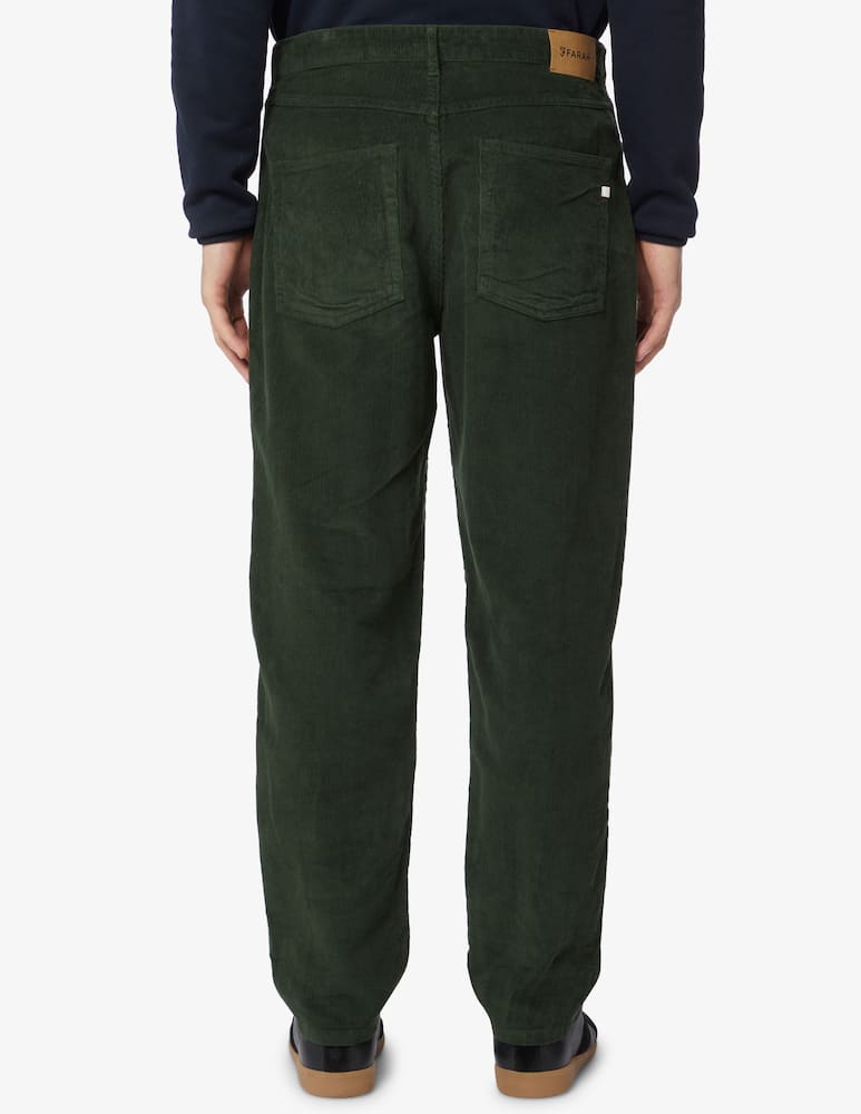 rinascente Farah Ribbed rushmore chino pant - Green