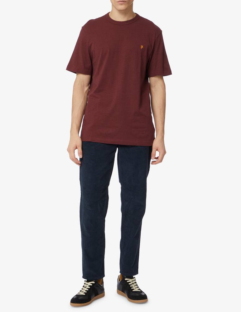 rinascente Farah Ribbed rushmore chino pant - Blue