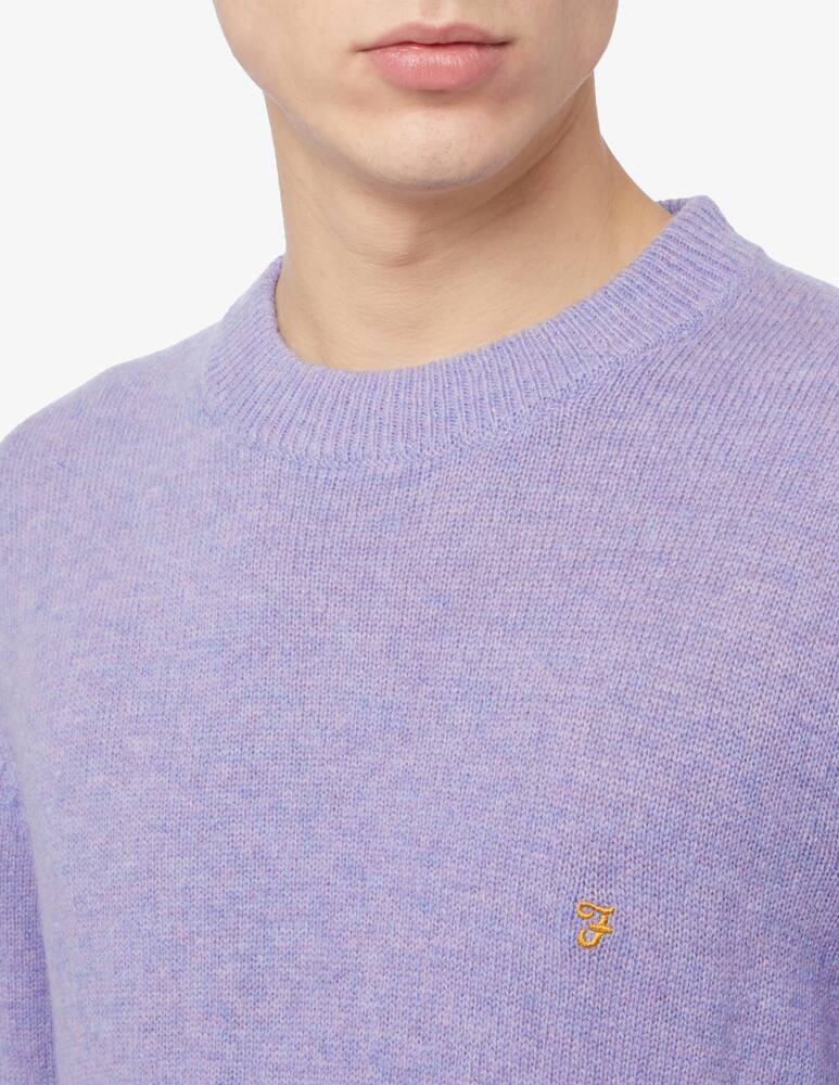 rinascente Farah Birchall lambswool crewneck jumper