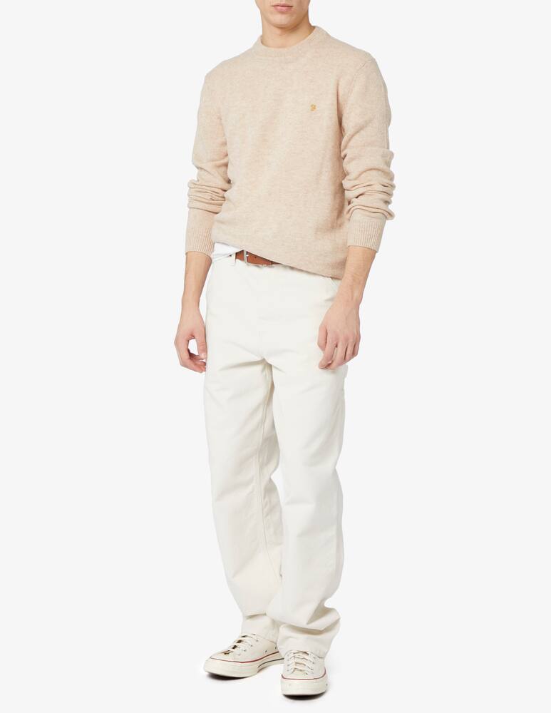rinascente Farah Birchall lambswool crewneck jumper