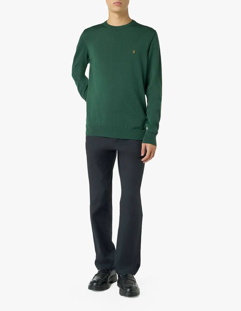 rinascente Farah Mullen merino wool crewneck jumper