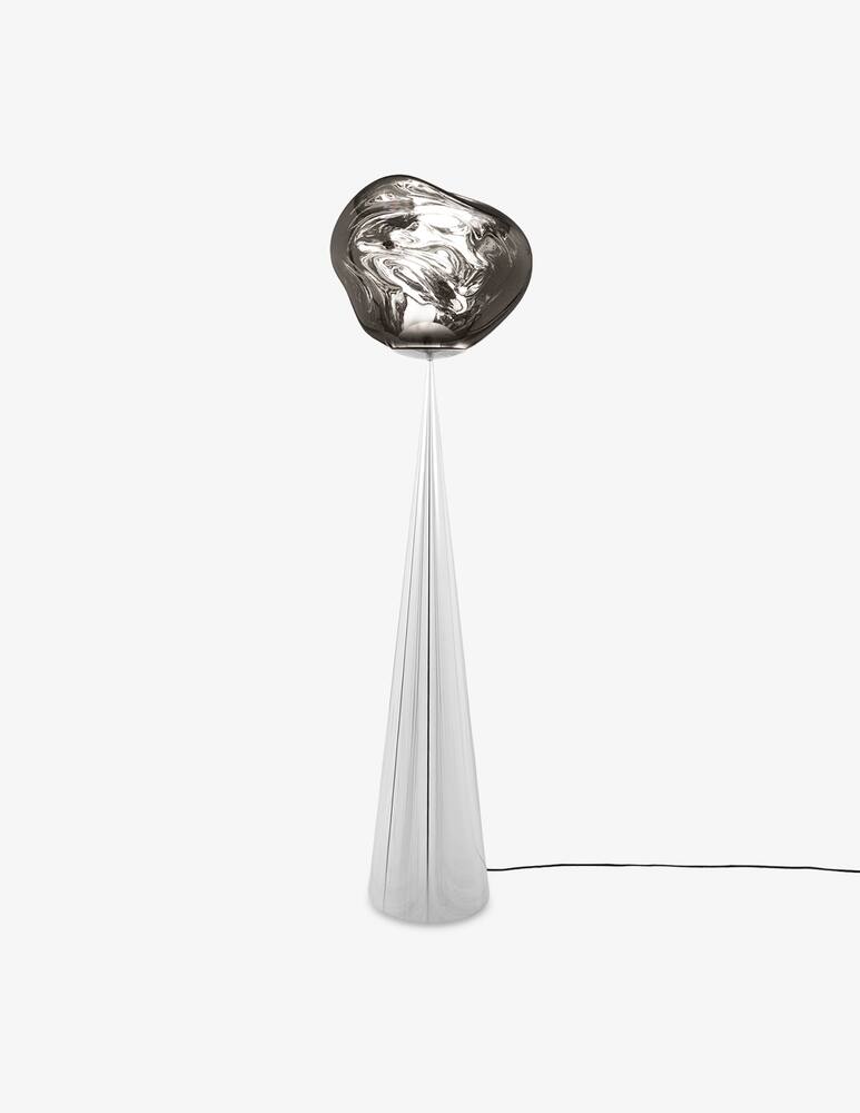 rinascente Tom Dixon Melt Cone Fat Silver/Silver Led Un Lampada Da Terra