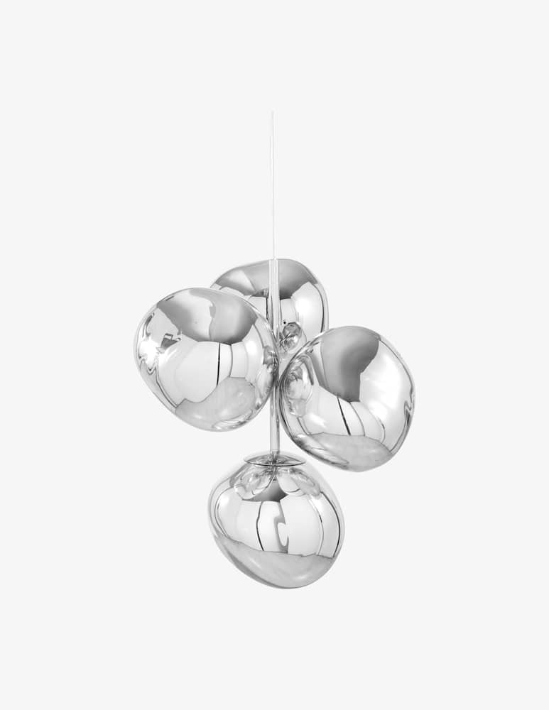 Tom Dixon Lampadario Mini Melt Silver Led Cb - immagine 1 Tom Dixon Lampadario Mini Melt Silver Led Cb - immagine 1