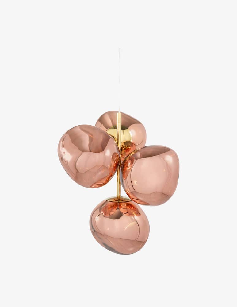 Tom Dixon Lampadario Mini Melt Copper Led Cb - immagine 1 Tom Dixon Lampadario Mini Melt Copper Led Cb - immagine 1