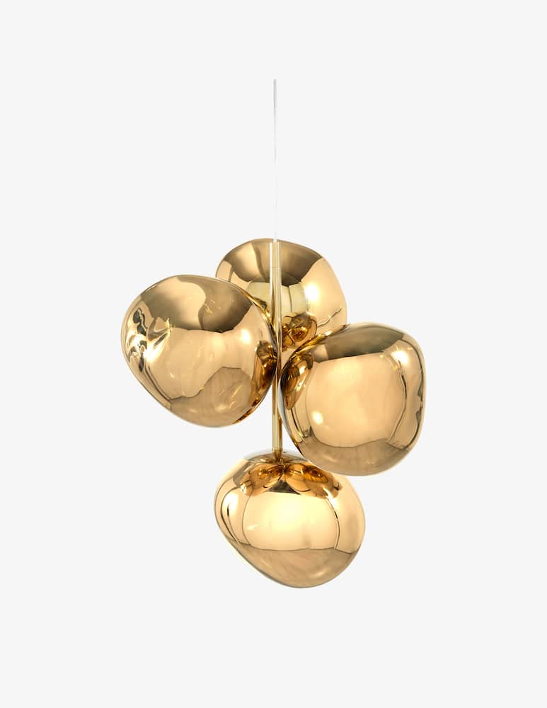 Tom Dixon Melt Chandelier Mini Gold Led Cb - picture 1 Tom Dixon Melt Chandelier Mini Gold Led Cb - picture 1