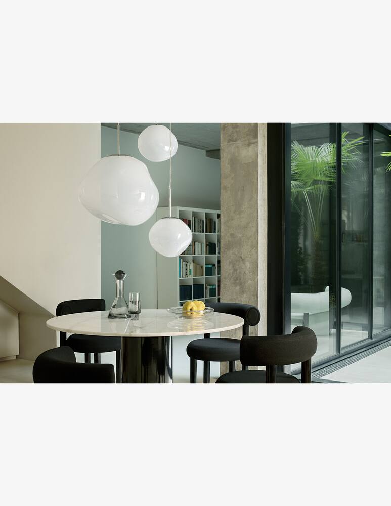 Tom Dixon Melt Pendant Mini Opal/Silver Led Cb-Ccc - picture 4 Tom Dixon Melt Pendant Mini Opal/Silver Led Cb-Ccc - picture 4