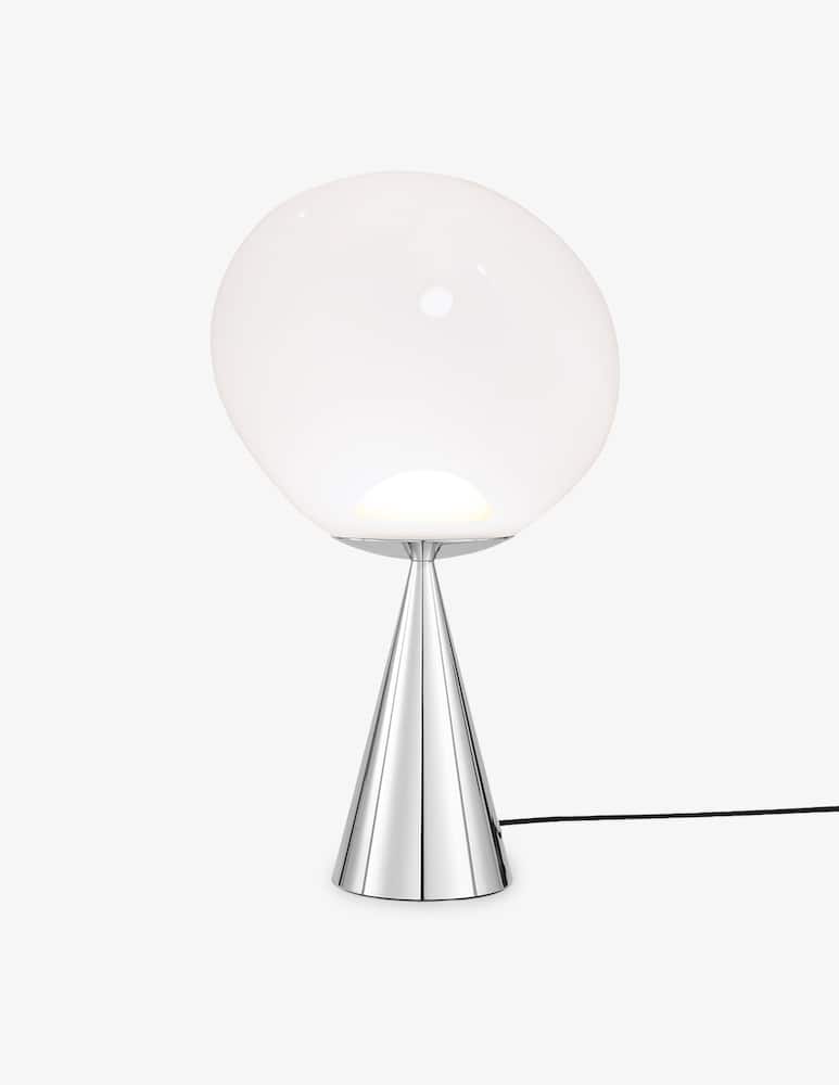 Tom Dixon Melt Cone Fat Opal/Silver Led Un Lampada Da Tavolo - immagine 2 Tom Dixon Melt Cone Fat Opal/Silver Led Un Lampada Da Tavolo - immagine 2
