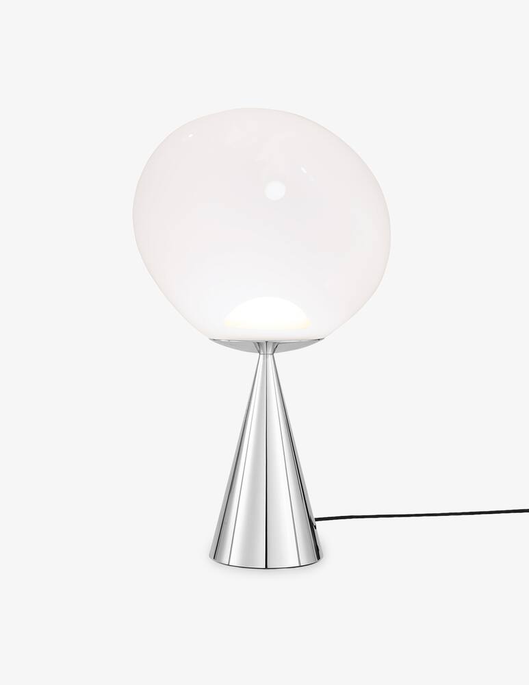 rinascente Tom Dixon Melt Cone Fat Table Opal/Silver Led Un