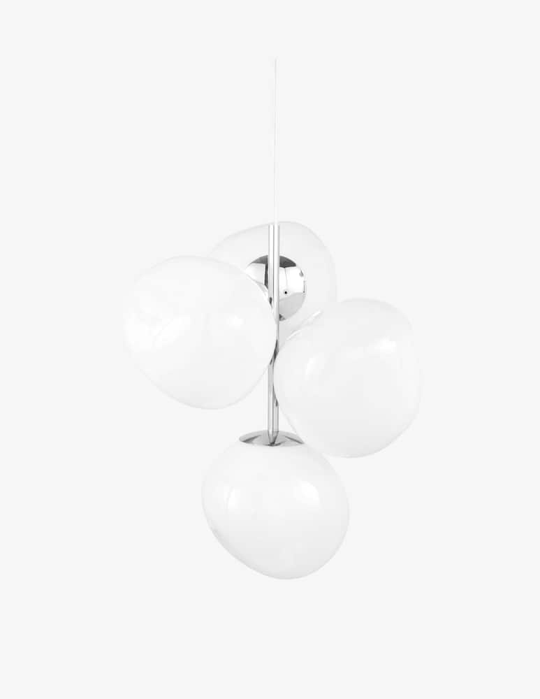 Tom Dixon Lampadario Mini Melt Opal/Silver Led Cb - immagine 1