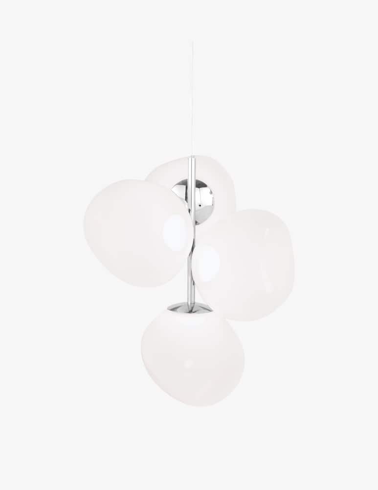 Tom Dixon Lampadario Mini Melt Opal/Silver Led Cb - immagine 2
