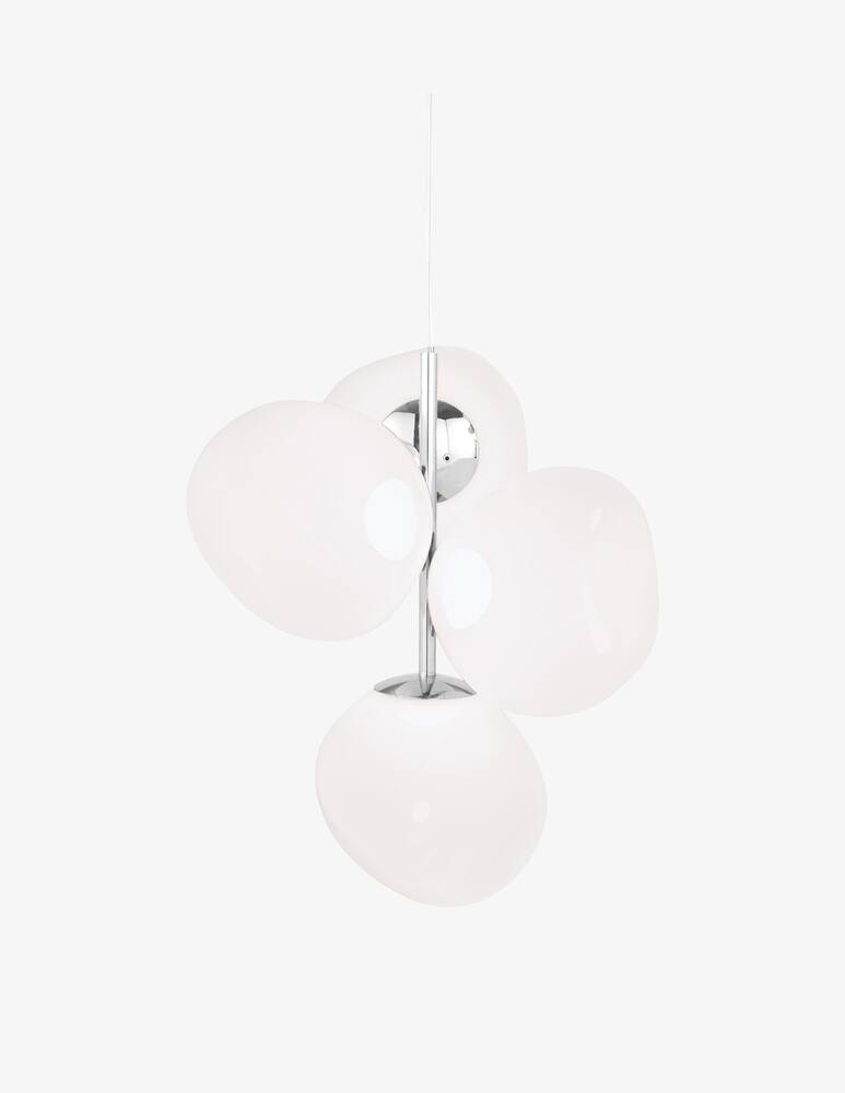 rinascente Tom Dixon Melt Chandelier Mini Opal/Silver Led Cb