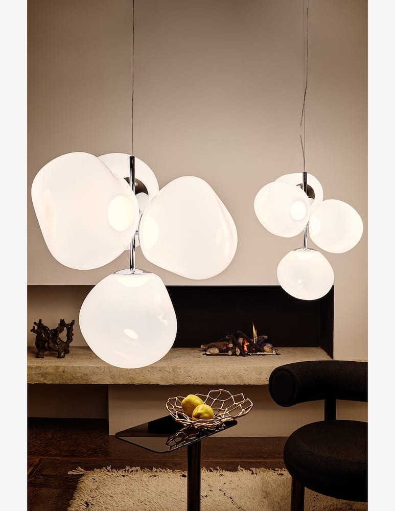 Tom Dixon Melt Small Opal/Silver Led Cb Lampadario - immagine 5 Tom Dixon Melt Small Opal/Silver Led Cb Lampadario - immagine 5