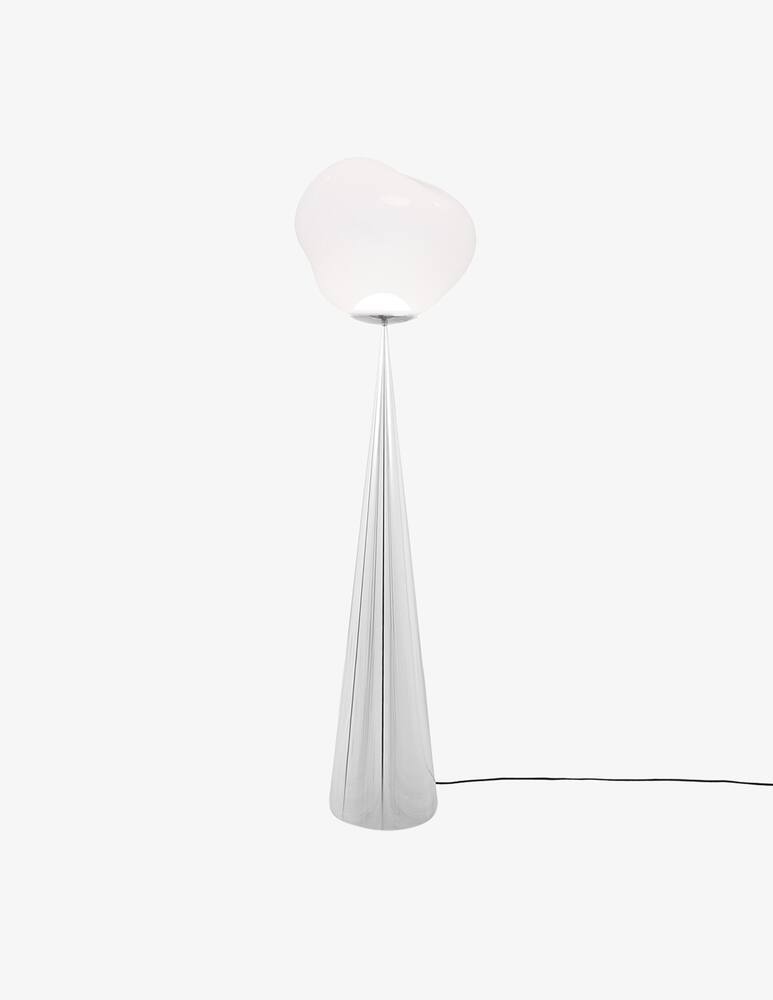 rinascente Tom Dixon Melt Cone Fat Opal/Silver Led Un Lampada Da Terra