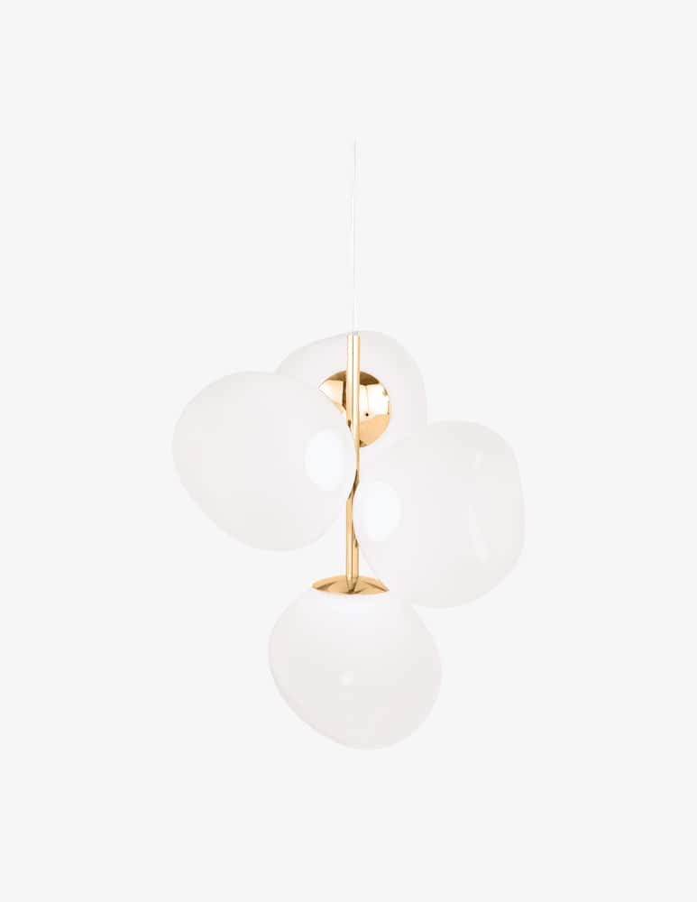 Tom Dixon Lampadario Melt Small Opal/Gold Led Cb - immagine 2