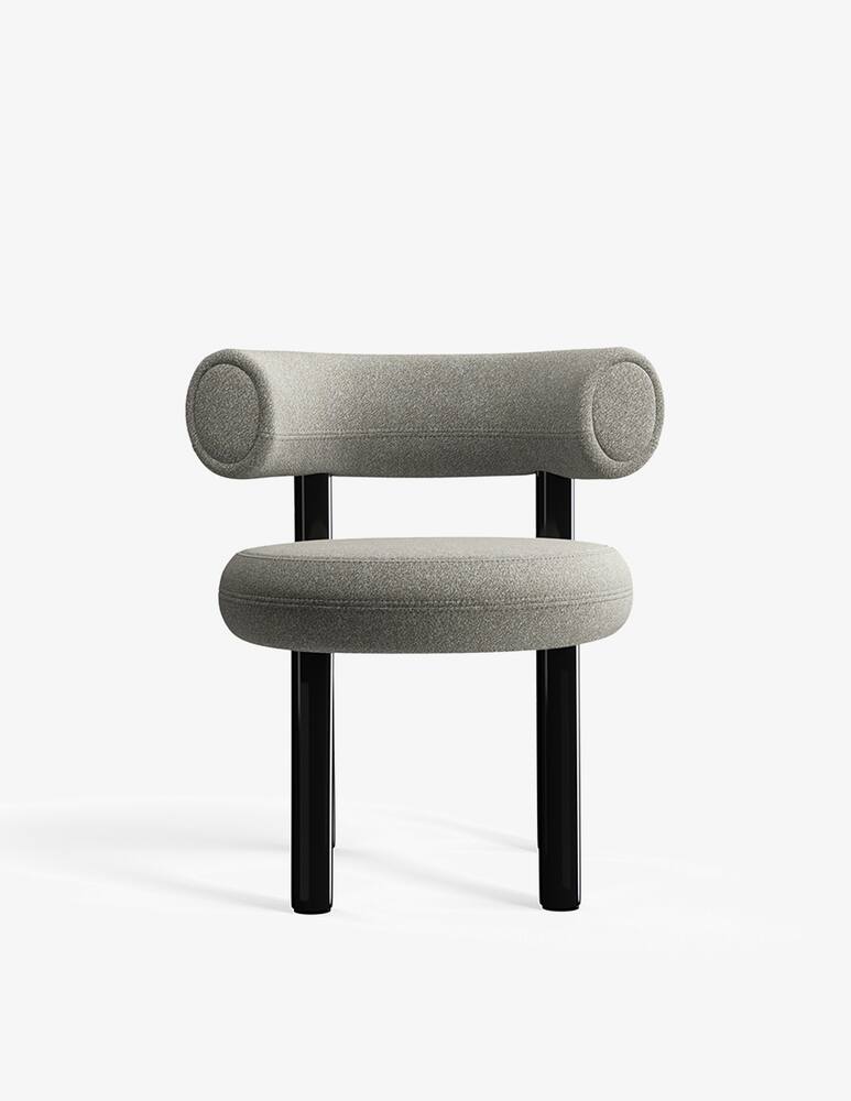 rinascente Tom Dixon Fat Dining Chair Boucle 84