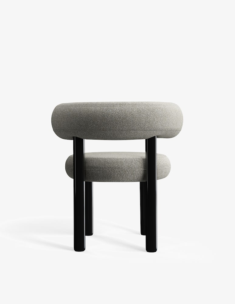 Tom Dixon Fat Dining Chair Bouclé 84 Sedia - immagine 4 Tom Dixon Fat Dining Chair Bouclé 84 Sedia - immagine 4