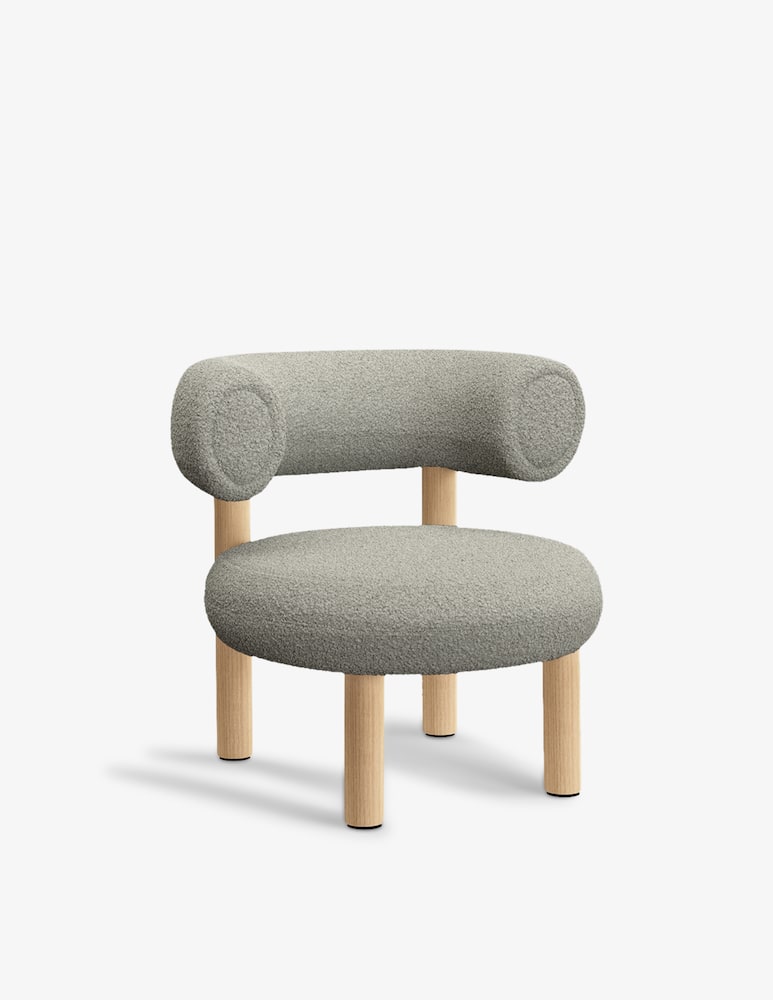 Tom Dixon Fat Lounge Chair Melange Nap 0951 Sedia - immagine 2 Tom Dixon Fat Lounge Chair Melange Nap 0951 Sedia - immagine 2