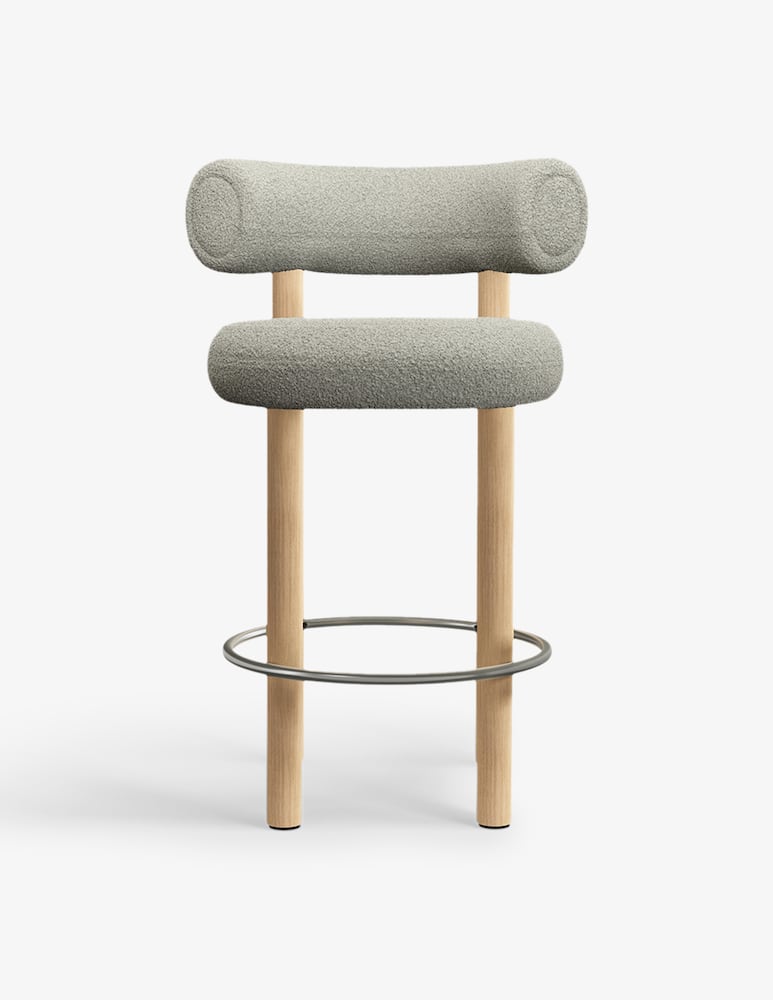 Tom Dixon Fat Stool Bouclé Sgabello - immagine 2 Tom Dixon Fat Stool Bouclé Sgabello - immagine 2