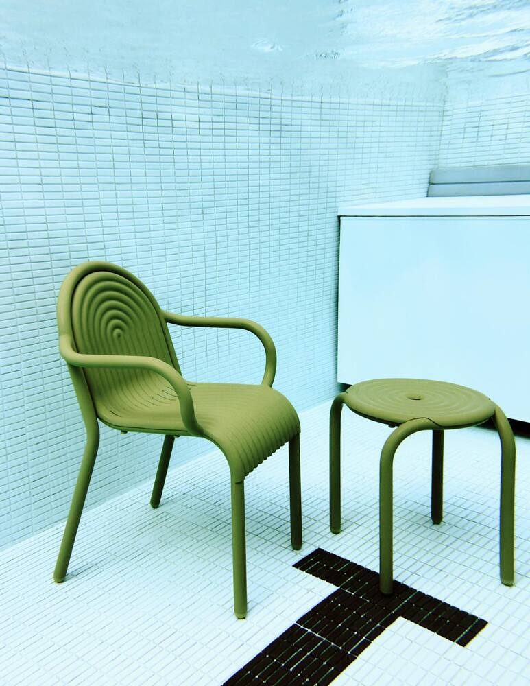 rinascente Tom Dixon Groove Sgabello per Esterno