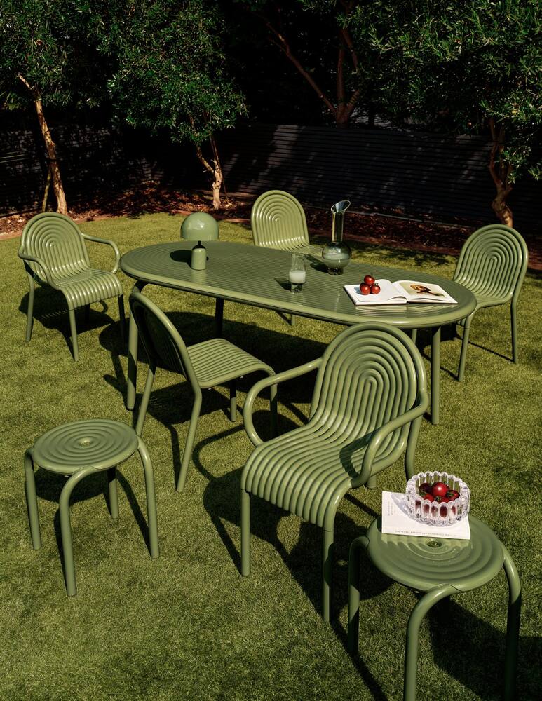 Tom Dixon Groove Outdoor Stool - picture 5 Tom Dixon Groove Outdoor Stool - picture 5