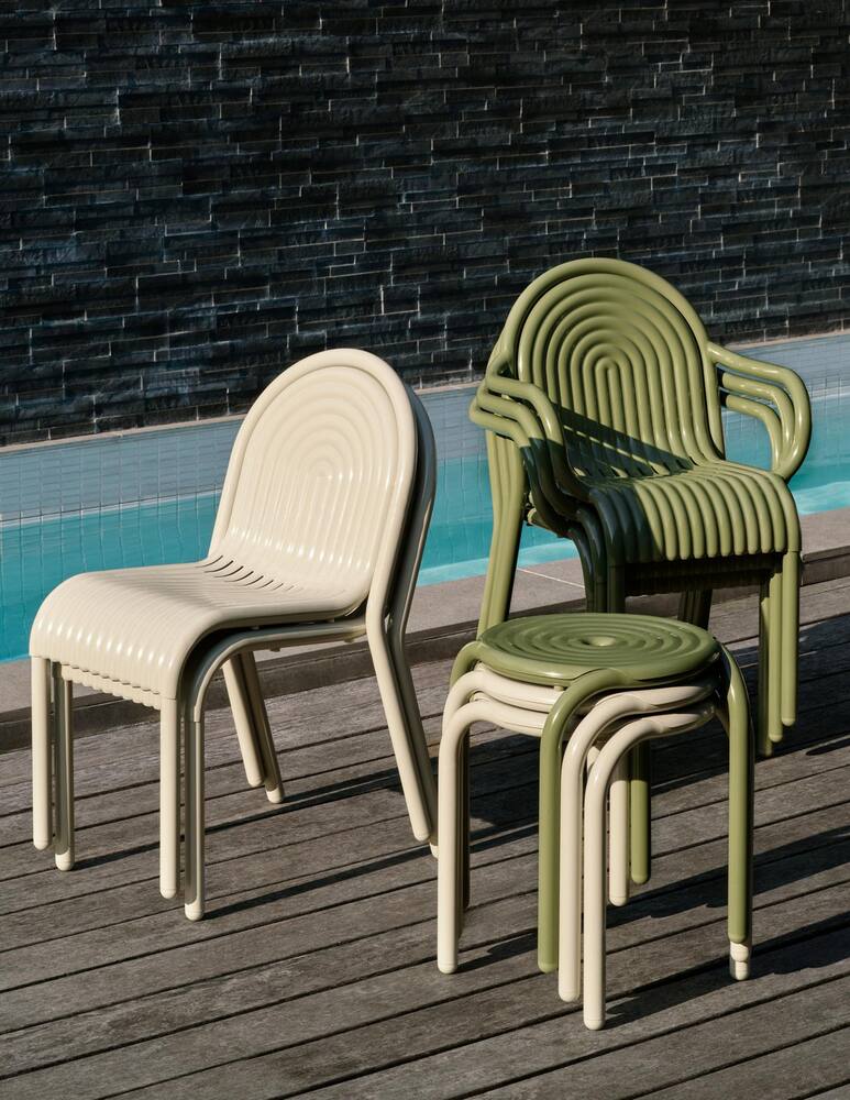 rinascente Tom Dixon Groove Sgabello per Esterno