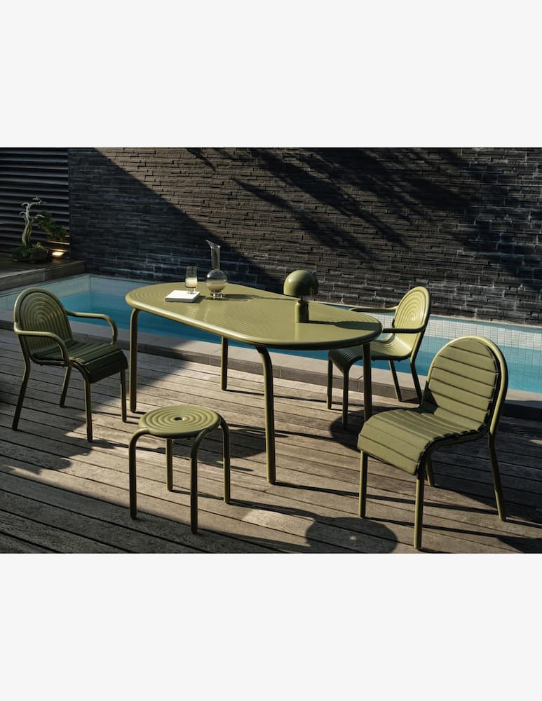 Tom Dixon Groove Tavolo per Esterno - immagine 2 Tom Dixon Groove Tavolo per Esterno - immagine 2