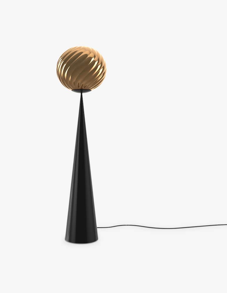Tom Dixon Whirl Cone Fat Floor Led Un - picture 2 Tom Dixon Whirl Cone Fat Floor Led Un - picture 2