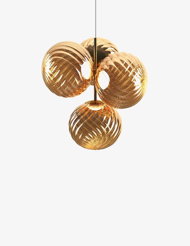 Tom Dixon Whirl Chandelier Small Led Cb Lampada da Soffitto - immagine 2 Tom Dixon Whirl Chandelier Small Led Cb Lampada da Soffitto - immagine 2