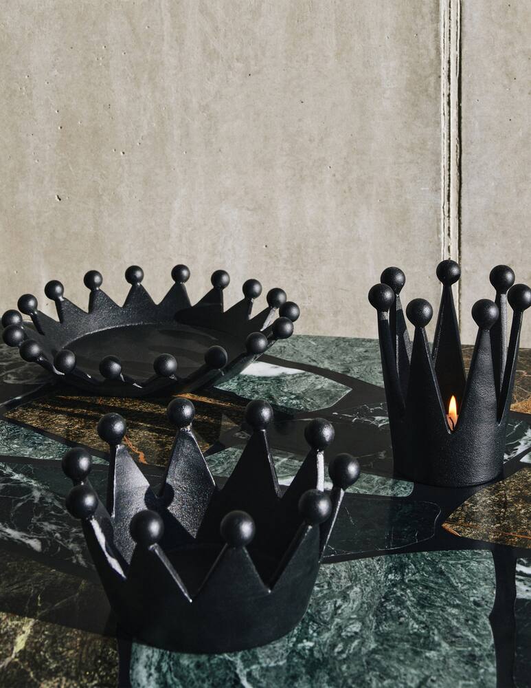 Tom Dixon Crown Centrotavola in Ghisa Medio - immagine 2
