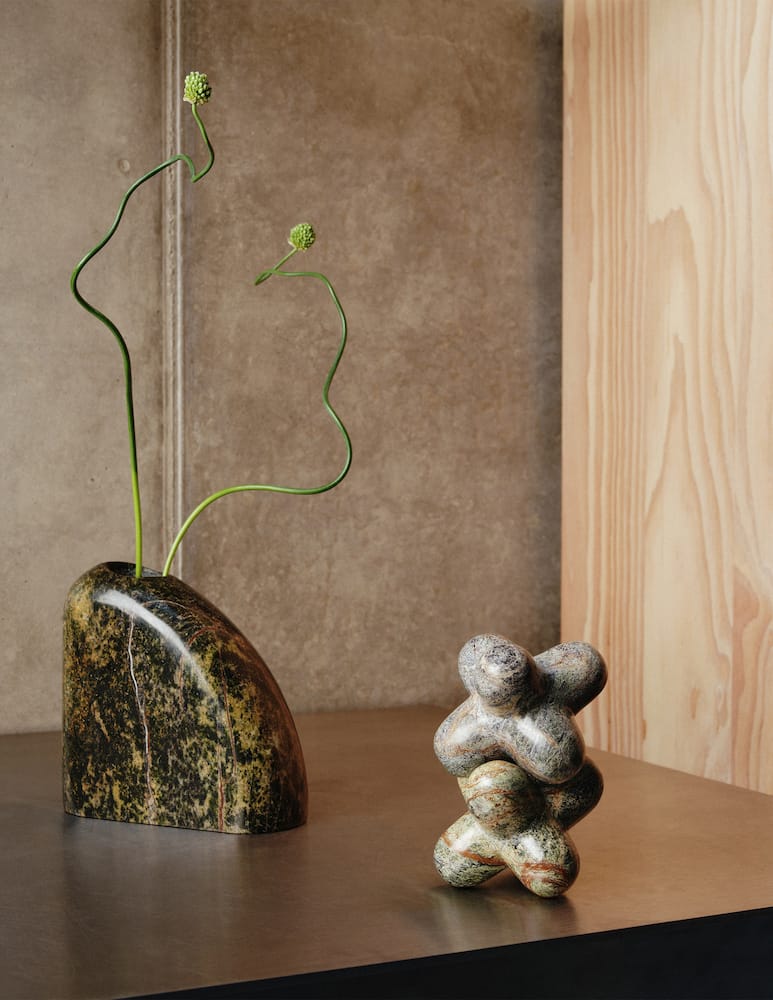 Tom Dixon Jack Forest Green Accessori Decorativi in Marmo  - immagine 2