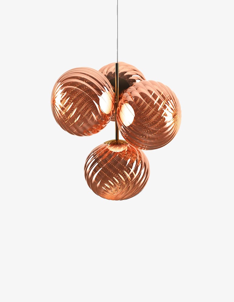 rinascente Tom Dixon Whirl Chandelier Mini Cb Ceiling Lamp
