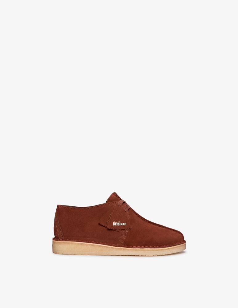 Scarpe Trekking Uomo Clarks DSRTTrek Hiker - Pelle Bordeaux, Suola Crepe, Taglia 42 EU
