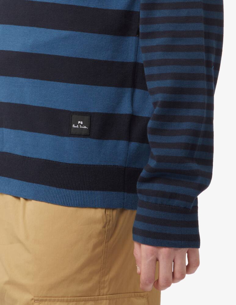 rinascente PS Paul Smith Maglioncino multi a righe asimmetrica